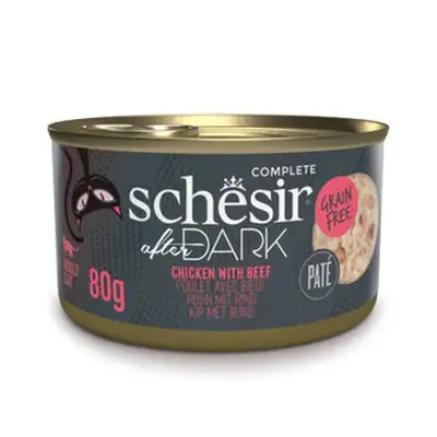 Schesir After Dark Pate Tavuk ve Sığır Etli Kedi Konservesi 80 Gr