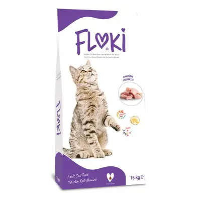 Floki Yetişkin Kedi Maması Tavuklu