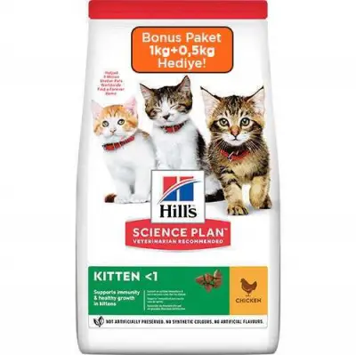 Hills Kitten Tavuk Etli Yavru Kedi Maması 1 Kg 