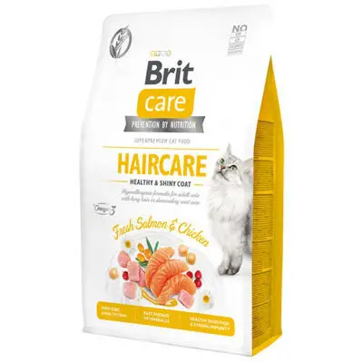 Brit Care Haircare Somon Tavuk Deri Tüy Sağlığı Tahılsız Kedi Maması 2 Kg 