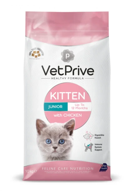 Vet Prive Yavru Kedi Maması Tavuklu 1,5 KG