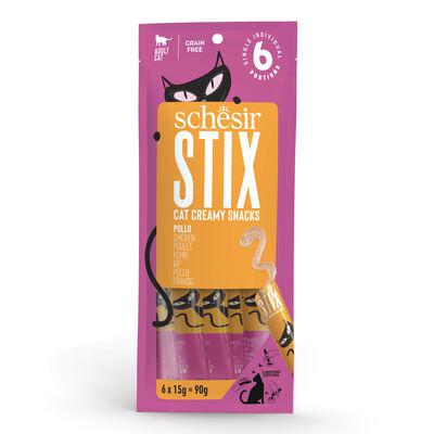 Schesir Cat Stix Tavuklu Krema Kedi Ödülü 6 Adet x 15 Gr