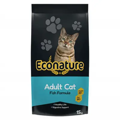 Eco Nature PLUS Balıklı Yetişkin Kedi Maması 15 Kg