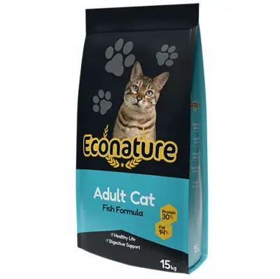 Eco Nature PLUS Balıklı Yetişkin Kedi Maması 15 Kg