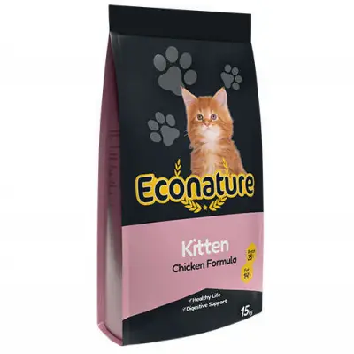 Eco Nature PLUS Gurme Balıklı Renkli Yetişkin Kedi Maması 15 Kg