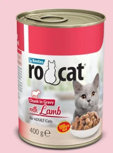 RoCat kuzulu kedi konserve 400gr