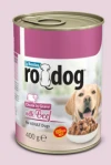 RoDog etli köpek konserve 400gr