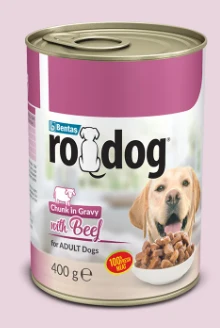 RoDog etli köpek konserve 400gr