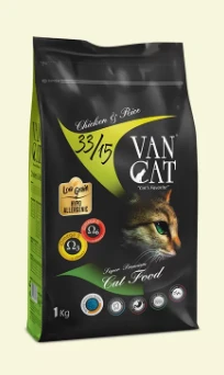 VanCat tavuklu kedi maması 1kg