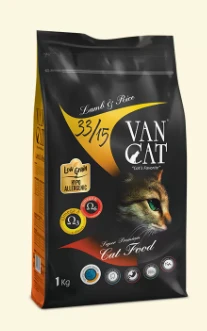 VanCat kuzu etli kedi maması 1kg