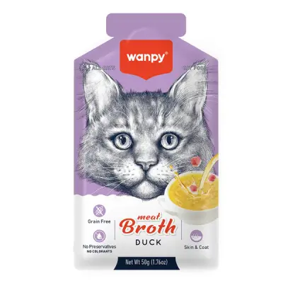 Wanpy kediler için ördek eti çorbası 50g x 12