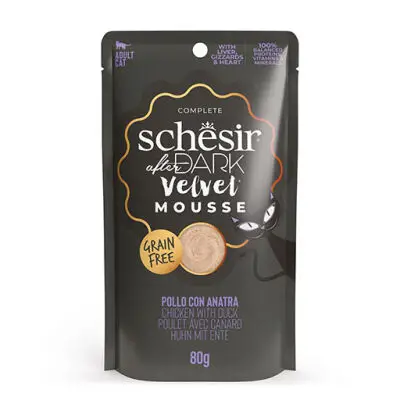 Schesir After Dark Tavuk ile Ördek Mus Yetişkin Kedi Pouch