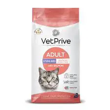 VetPrive Kısır Kedi Maması Somon Etli 1 kg (AÇIK)