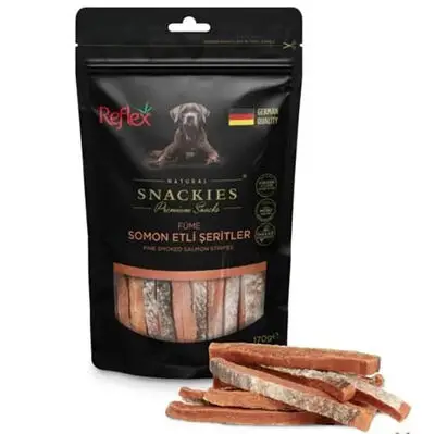 Reflex Snackies Füme Somon Etli Şeritler Köpek Ödülü 170 Gr